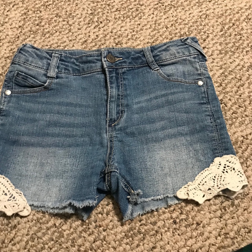 denim shorts